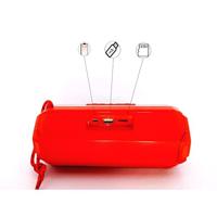 JGREEN Portable A006 Bluetooth Speaker USB/Micro SD Card/AUX/FM Multimedia Speaker 10W  Battery Capacity 2200 Mah Power Input: DC5V  Wireless Distance: 10M  10 Hour Backup (Red)